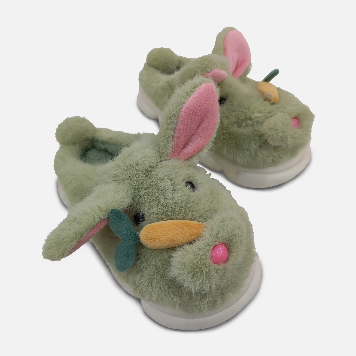 Women Plush Bunny Slippers