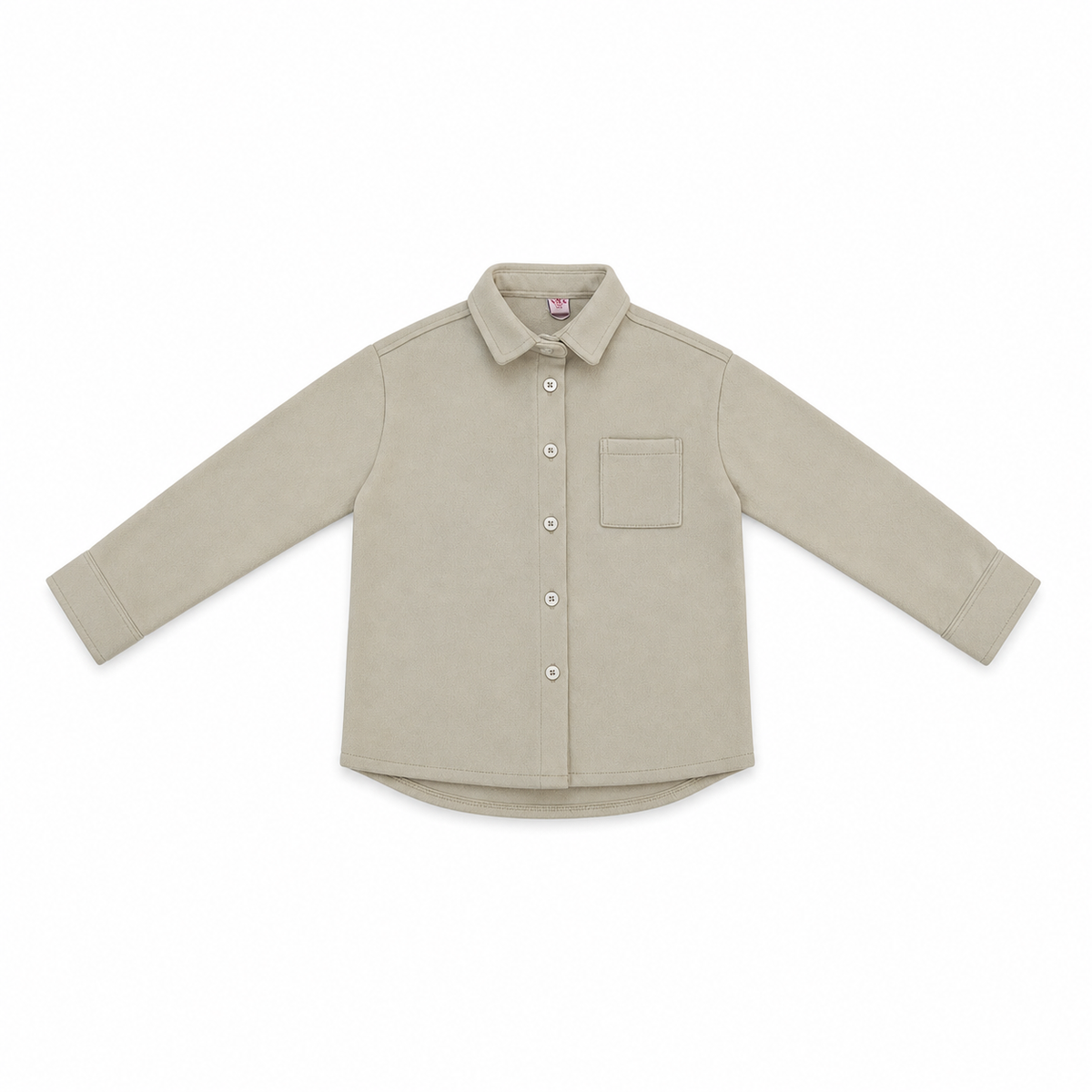 Kids Long Sleeve Collared Shirt