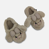 Girls Plush Bunny Slippers