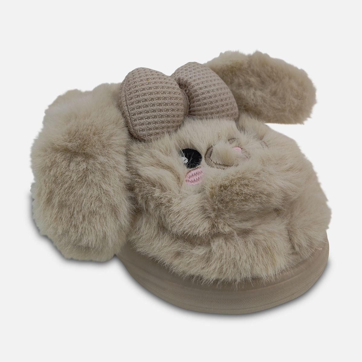 Girls Plush Bunny Slippers