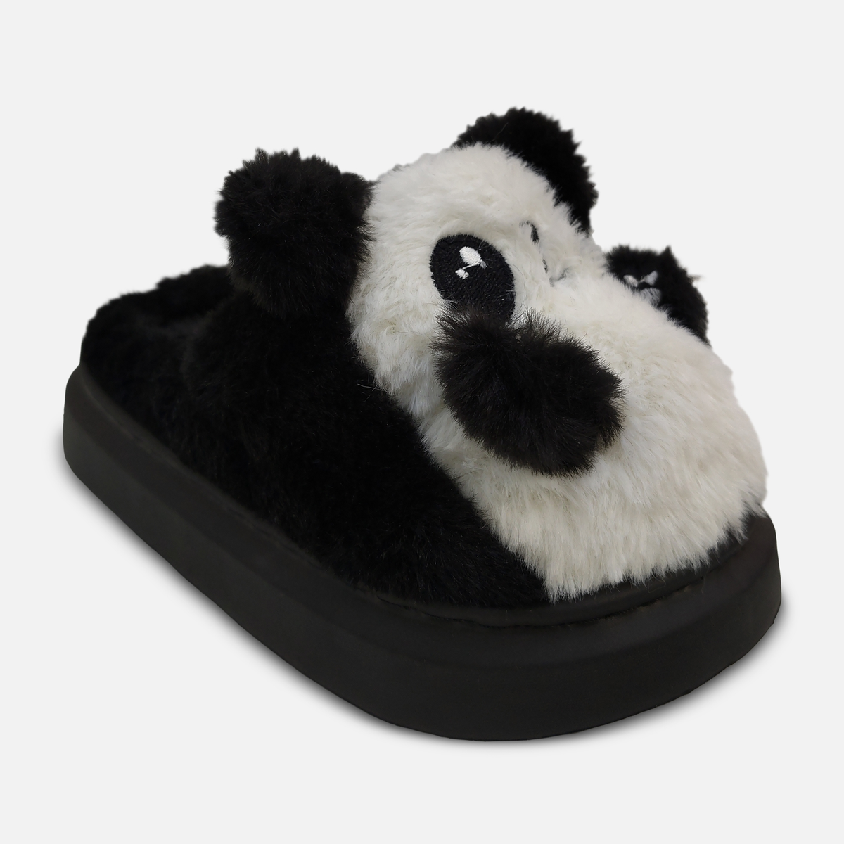 Kids Plush Panda Slippers