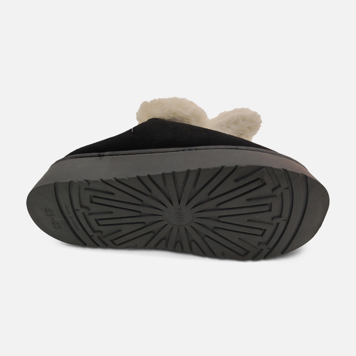 Women Faux Fur Platform Slippers