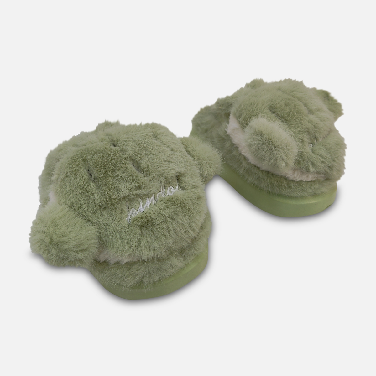 Kids Plush Bear Slippers