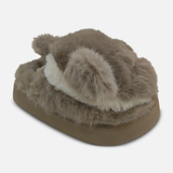Kids Plush Bear Slippers