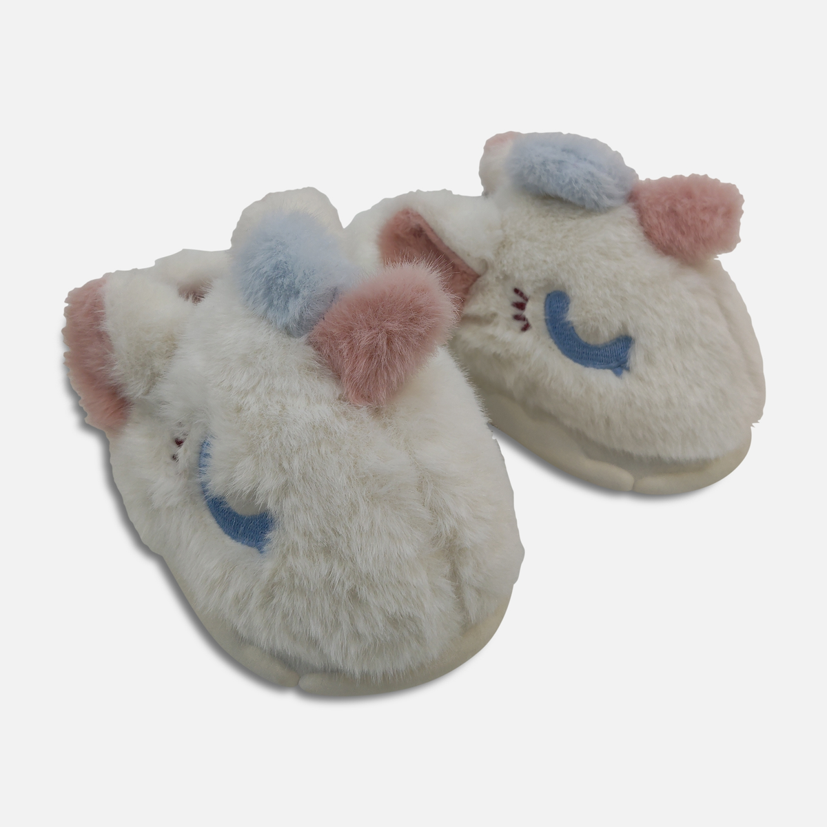 Girls Plush Unicorn Home Slippers