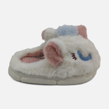 Girls Plush Unicorn Home Slippers