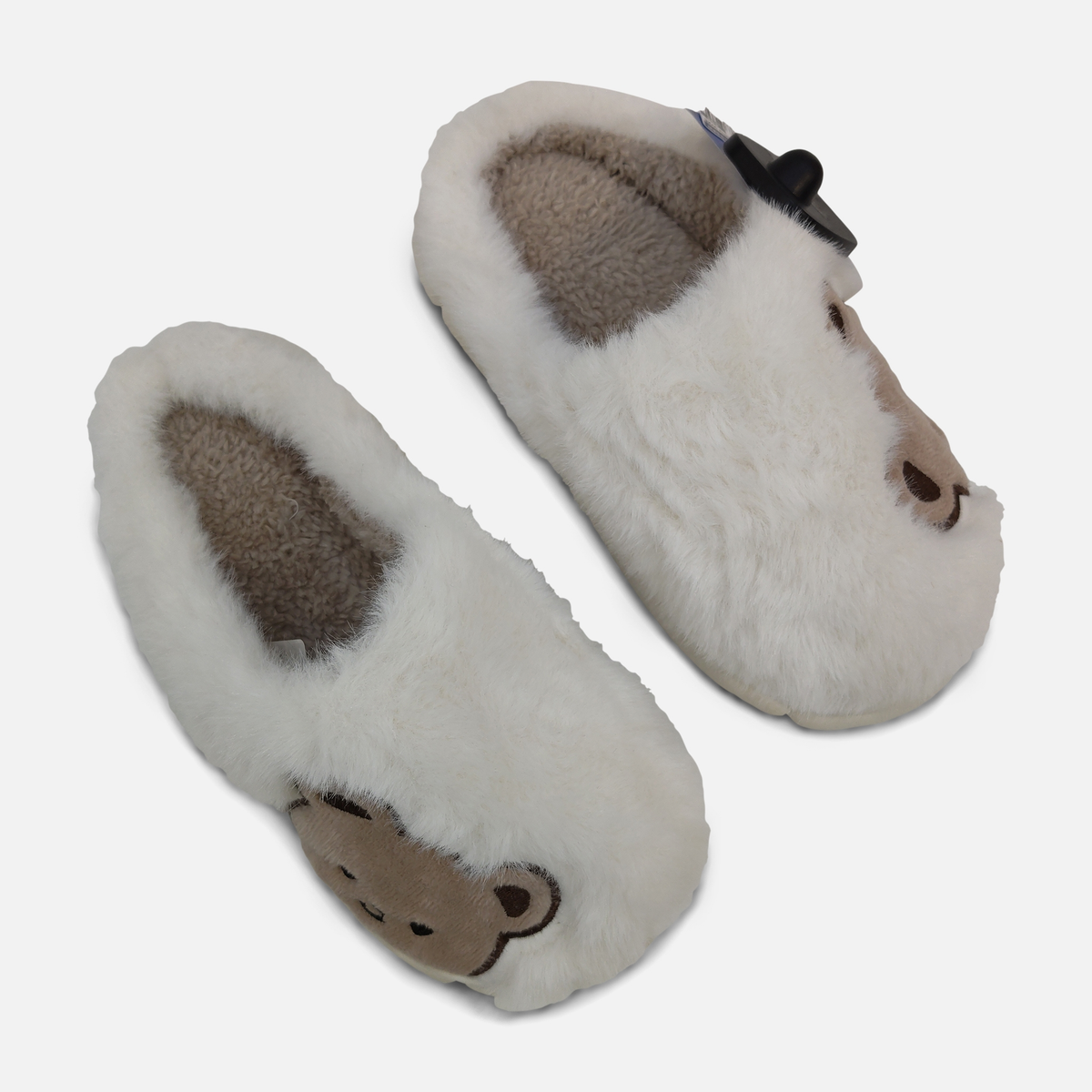 Kids Plush Bear Slippers