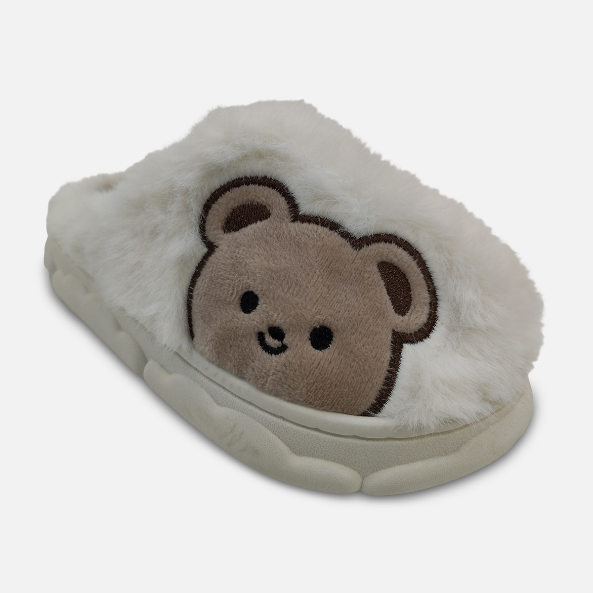 Kids Plush Bear Slippers