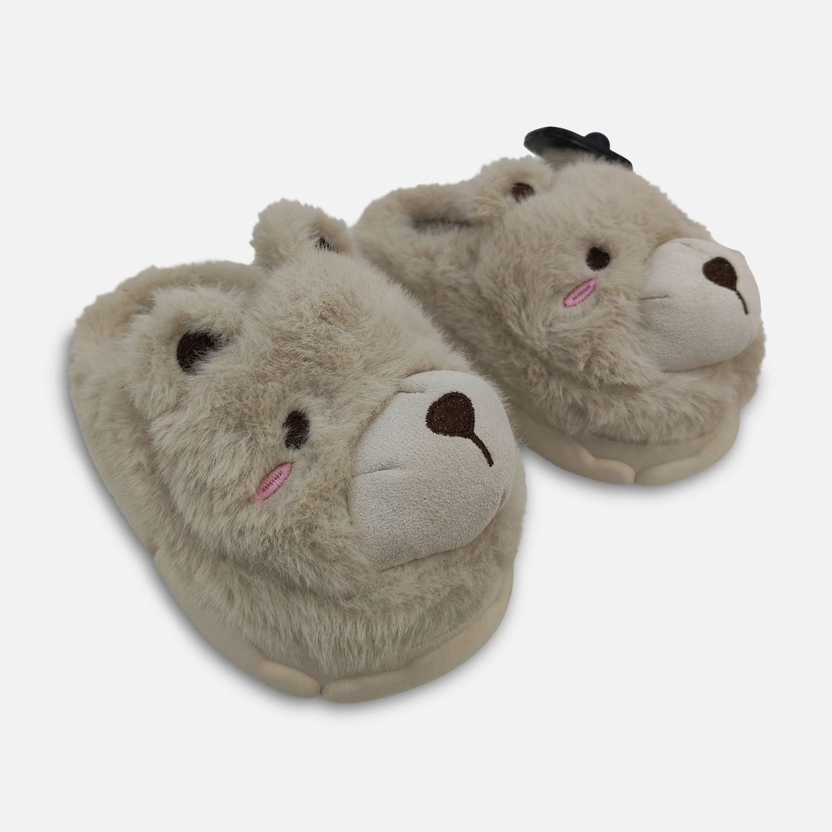 Kids Plush Bear Slippers