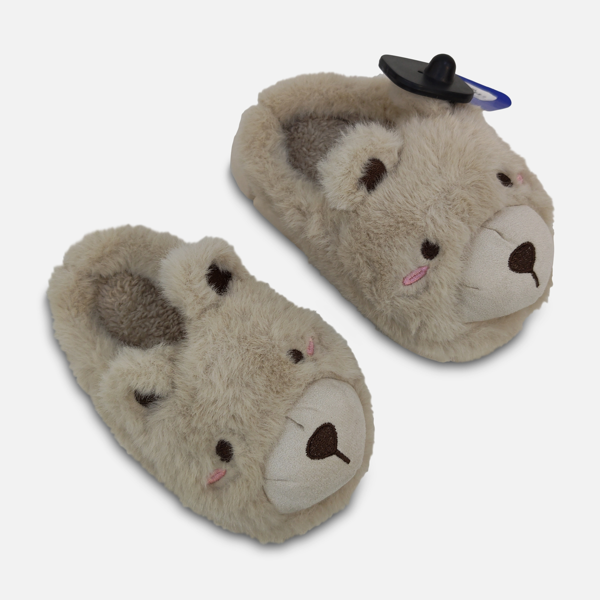 Kids Plush Bear Slippers