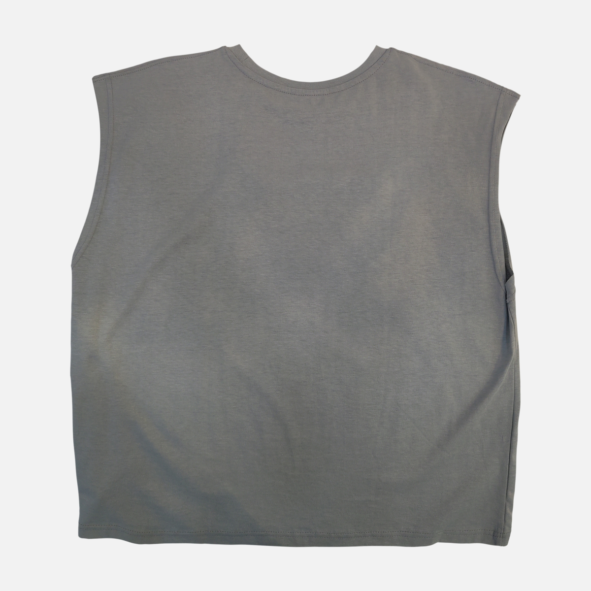 Men Sleeveless Round Neck Printed T-Shirt
