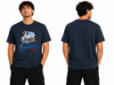 Men Pacific Cinerama Graphic Crew Neck T Shirt