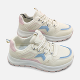 Women Lace-Up Mesh Sneakers