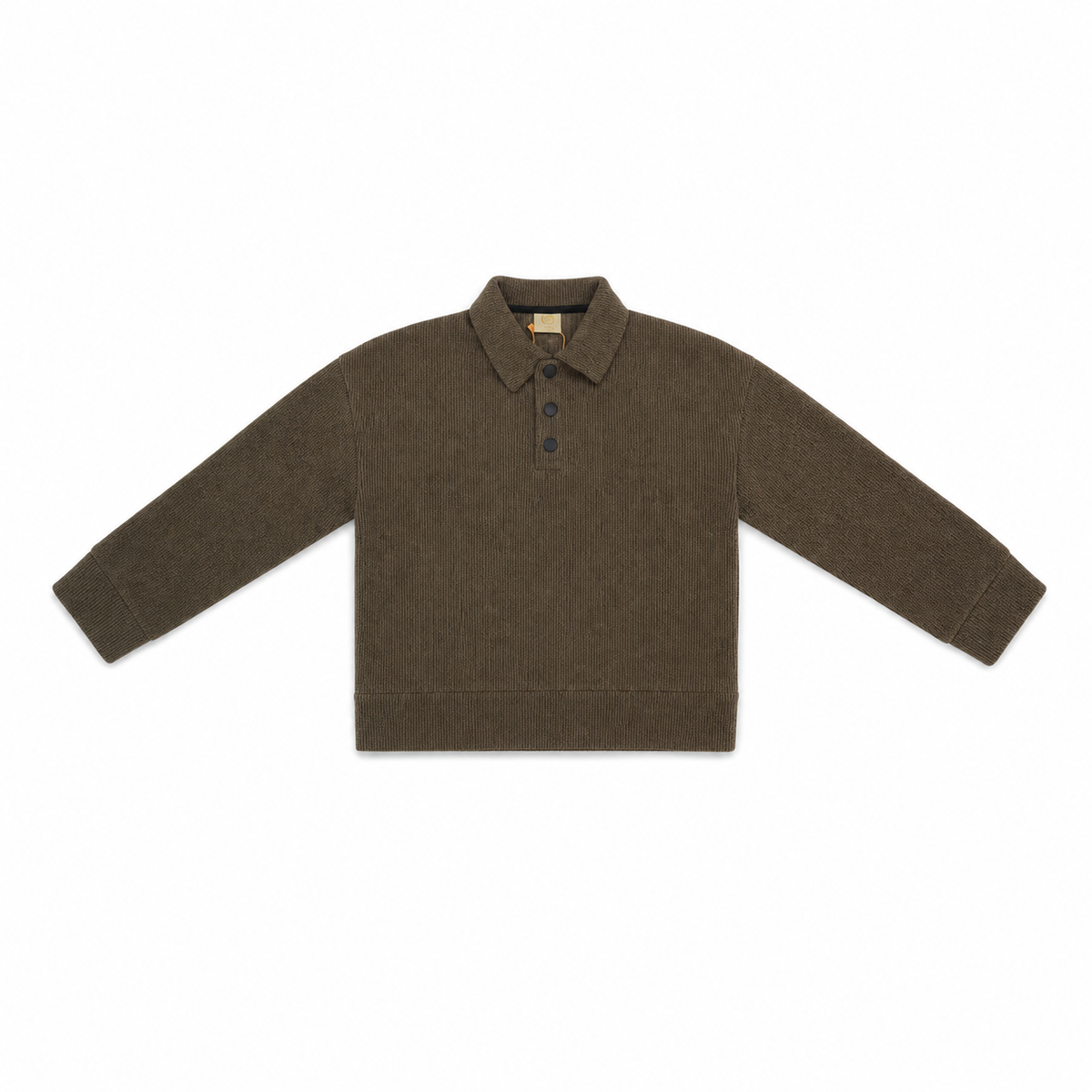 Kids Polo Collar Long Sleeve Sweatshirt