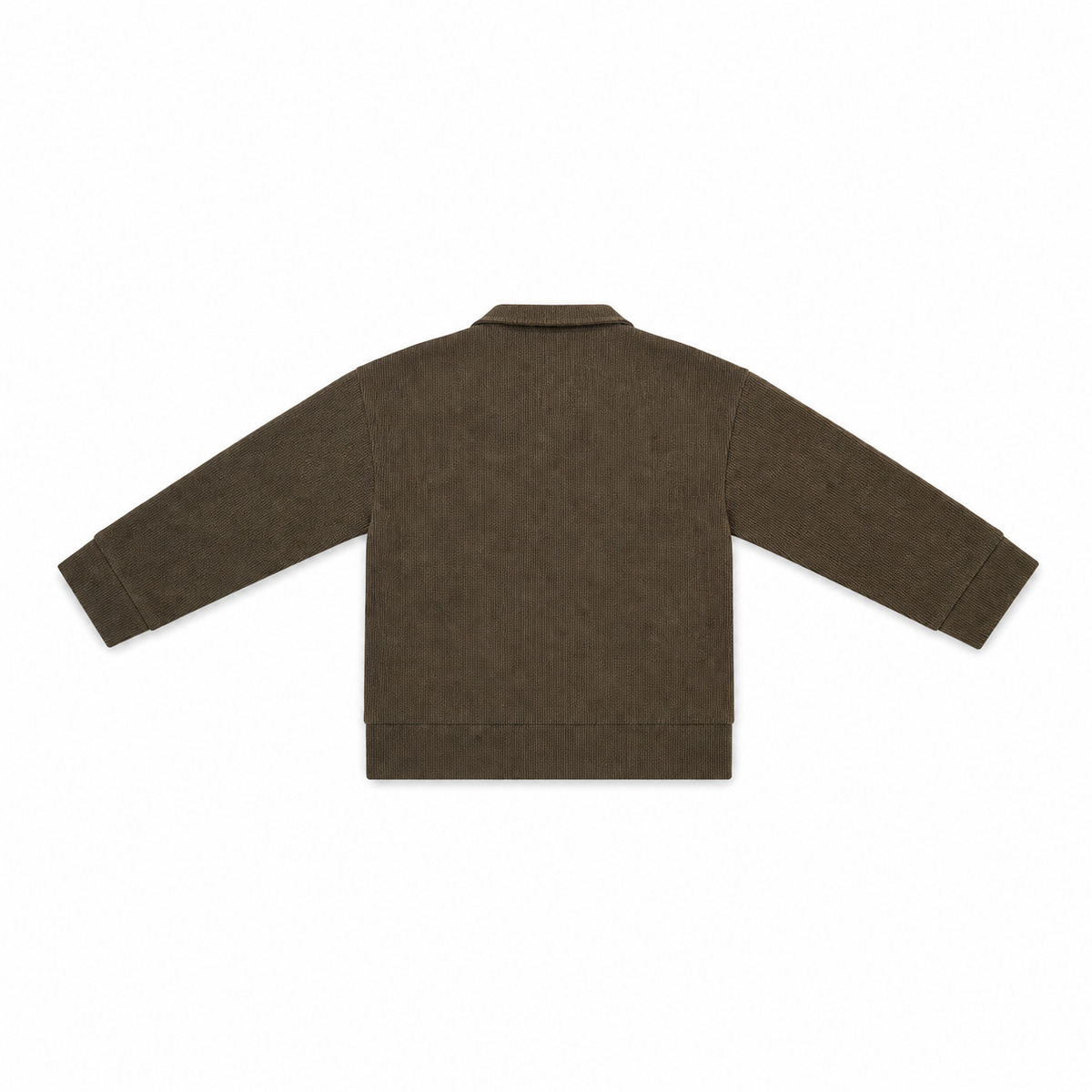Kids Polo Collar Long Sleeve Sweatshirt