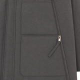 Men Padded Stand Collar Utility Jacket