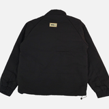 Men Padded Stand Collar Utility Jacket