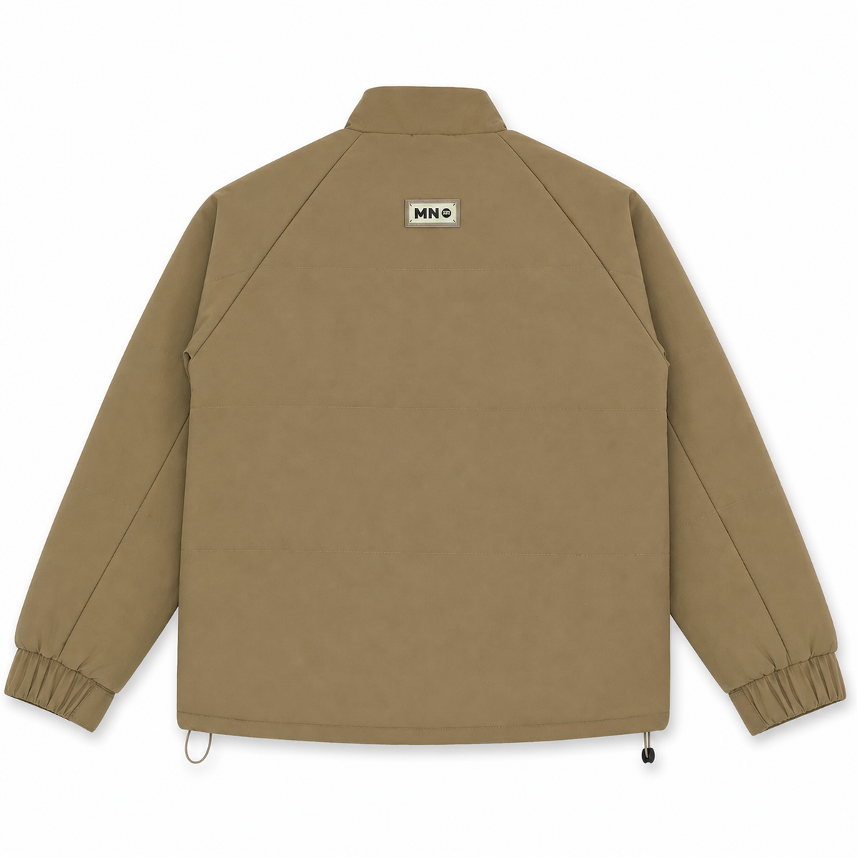 Men Padded Stand Collar Utility Jacket