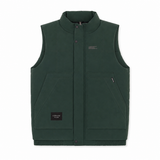 Men Padded Vest Stand Collar