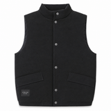 Men Padded Vest Stand Collar