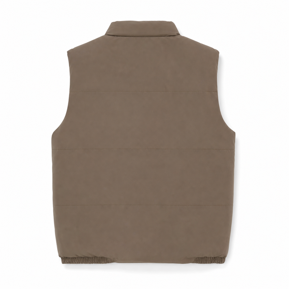 Men Padded Vest Stand Collar