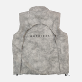 Men Padded Vest Stand Collar