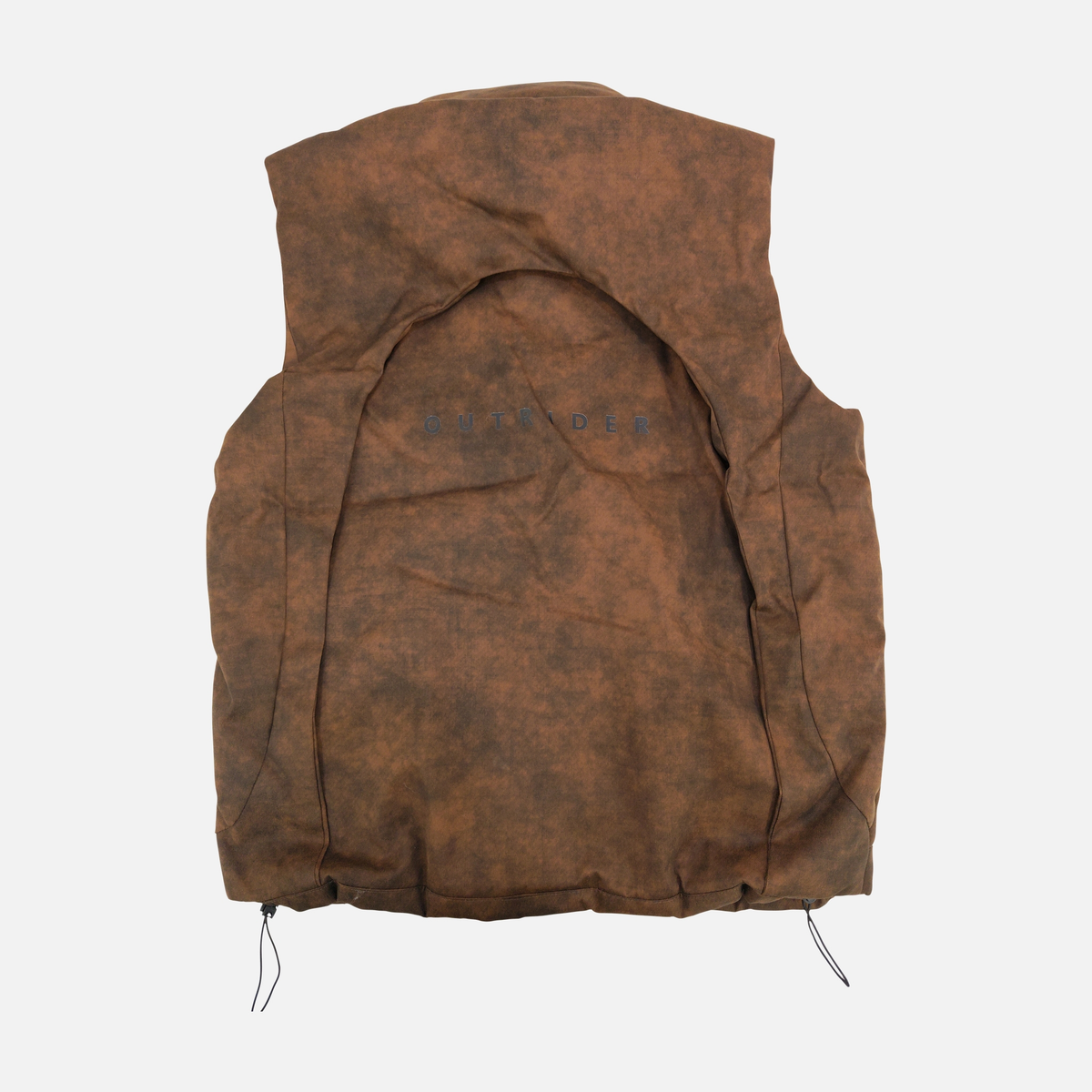 Men Padded Vest Stand Collar