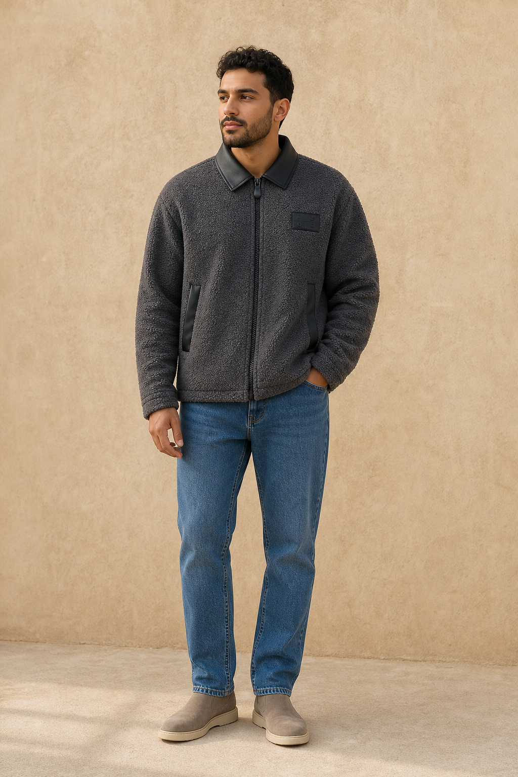 GREY - on model