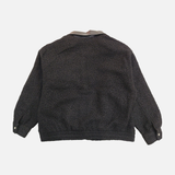 Men Fleece Zip-Up Collared Jacket