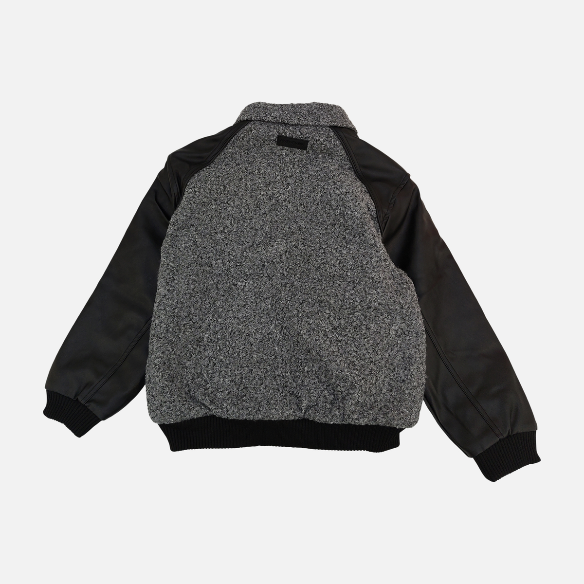 Men Contrast Sleeve Bomber Jacket