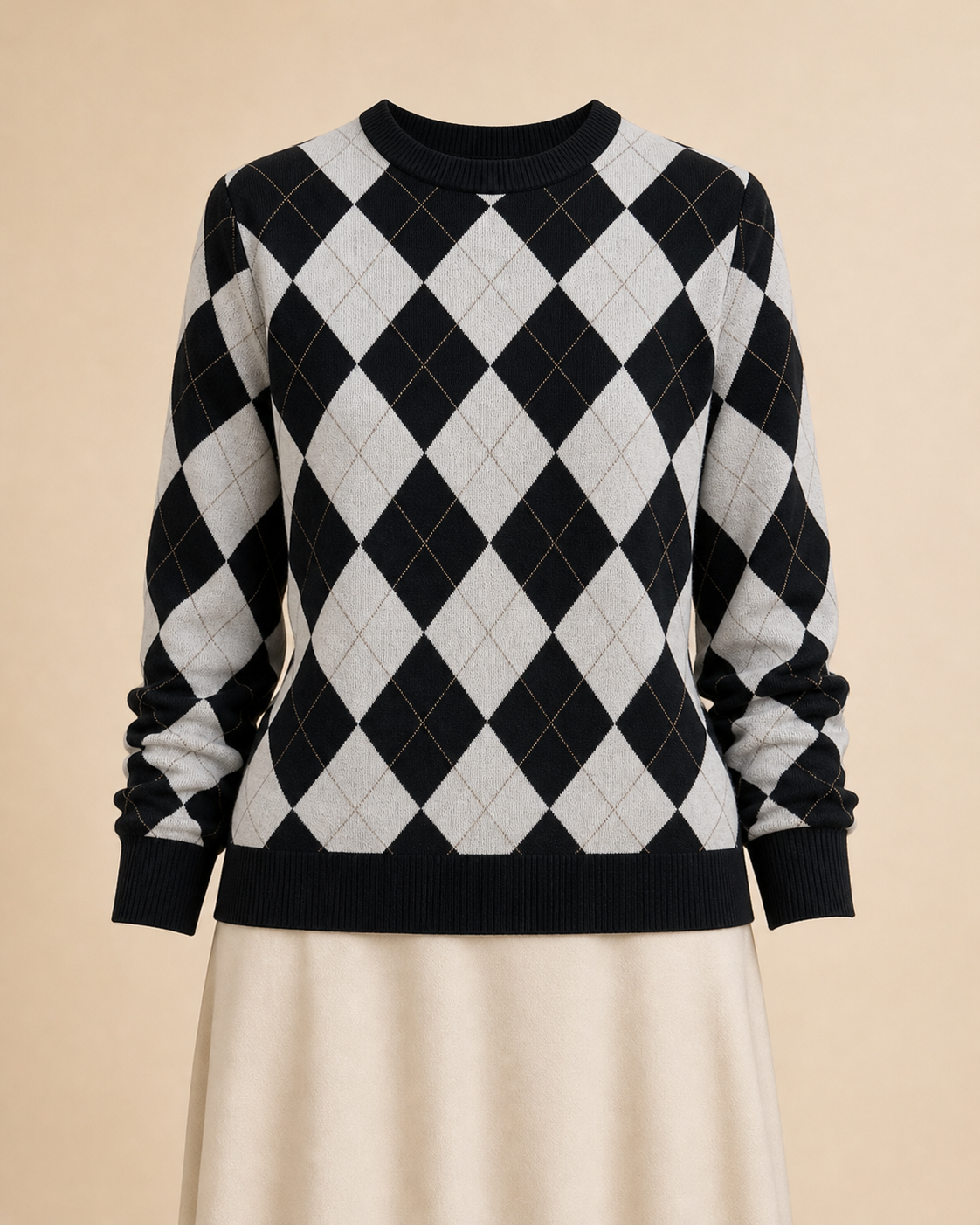 BLK-WHT - on model