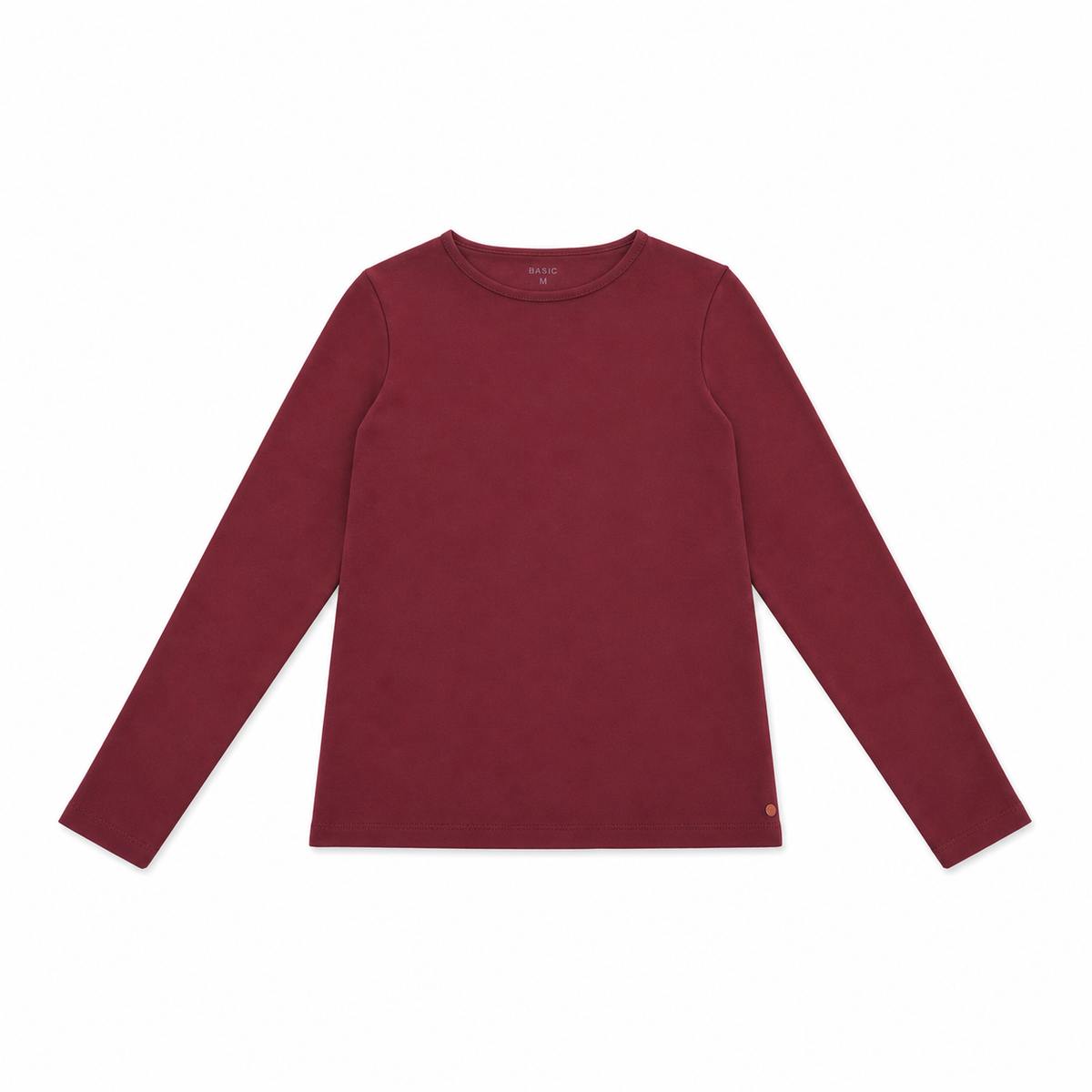Women Basic Round Neck Long Sleeve T-Shirt