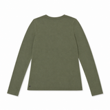 Women Round Neck Long Sleeve T-Shirt