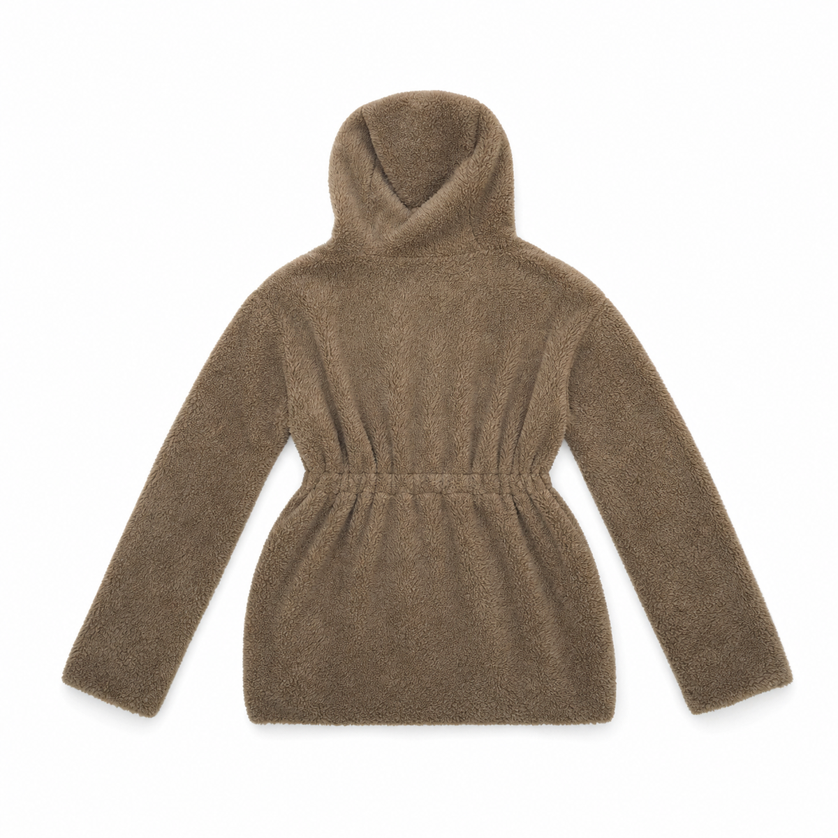 Women Fur Hooded Zip Jacket