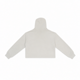 Women Cropped Printed Hoodie