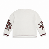 Women Floral Print Crew Neck Sweatshirt