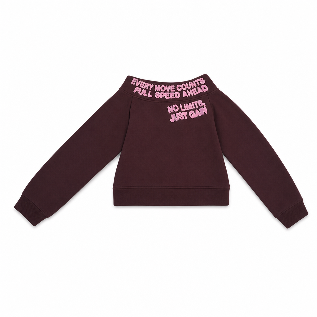 Women Off-Shoulder Printed Sweatshirt