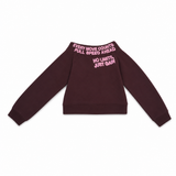 Women Off-Shoulder Printed Sweatshirt