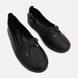 Women Bow Slip-On Flat Shoes