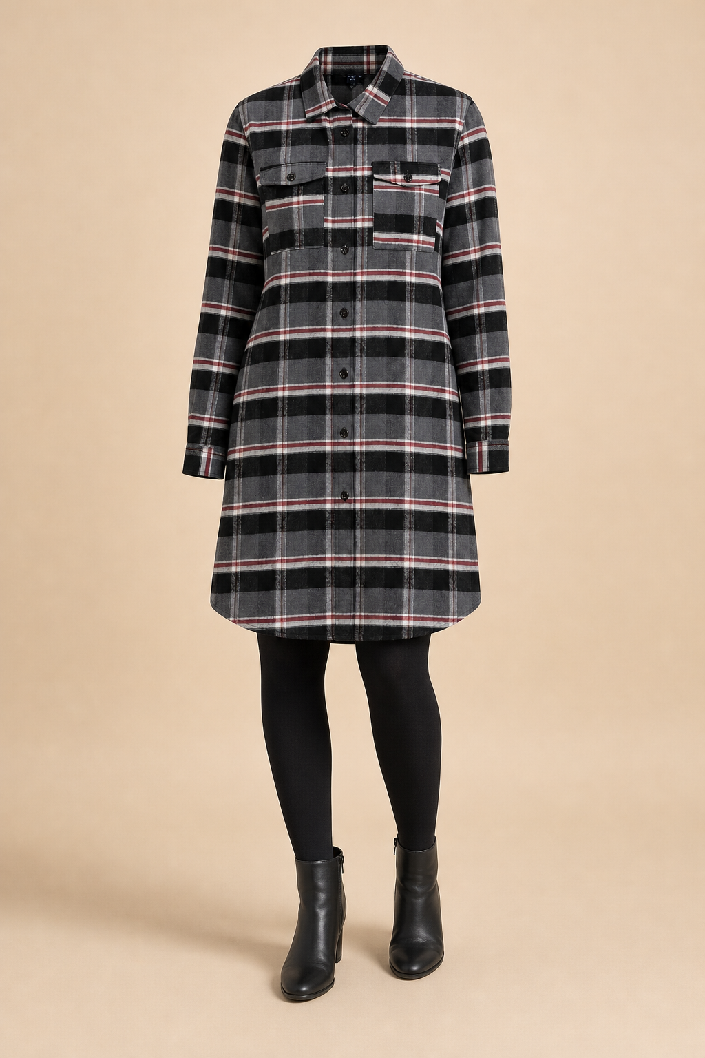 GREY-BLACK - on model