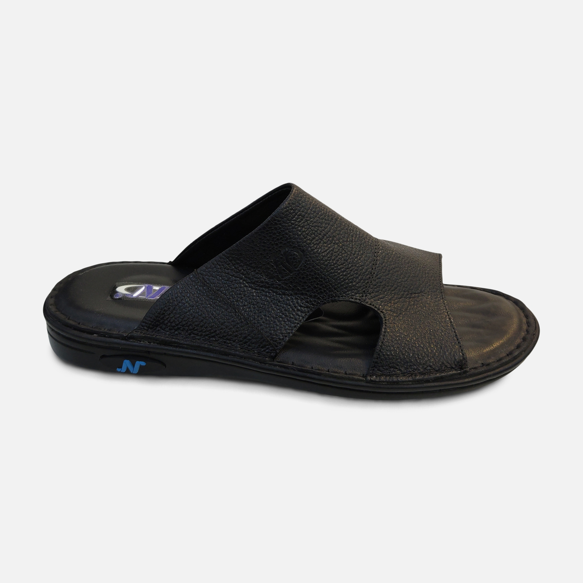 Men Leather Slide Sandals