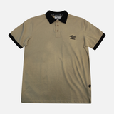 Men Polo T-Shirt Contrast Collar Short Sleeve