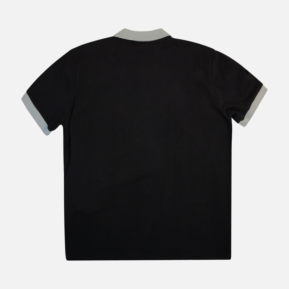 Men Polo T-Shirt Contrast Collar Short Sleeve