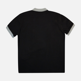 Men Polo T-Shirt Contrast Collar Short Sleeve
