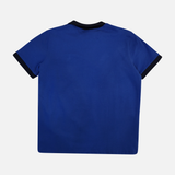 Men Polo T-Shirt Contrast Collar Short Sleeve