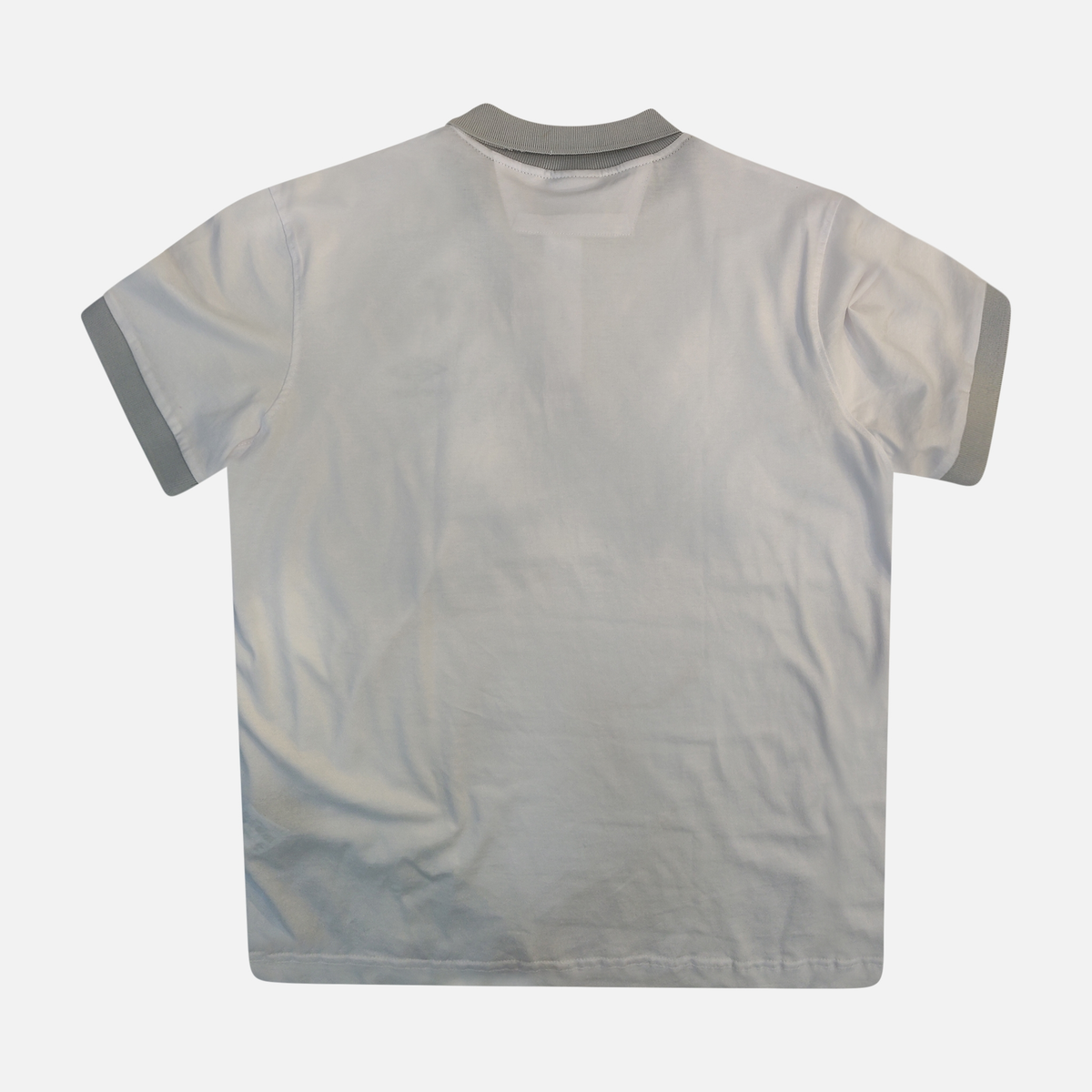 Men Polo T-Shirt Contrast Collar Short Sleeve