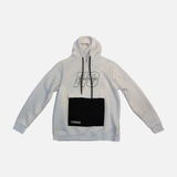 Men Printed Hoodie Front Flap Pocket