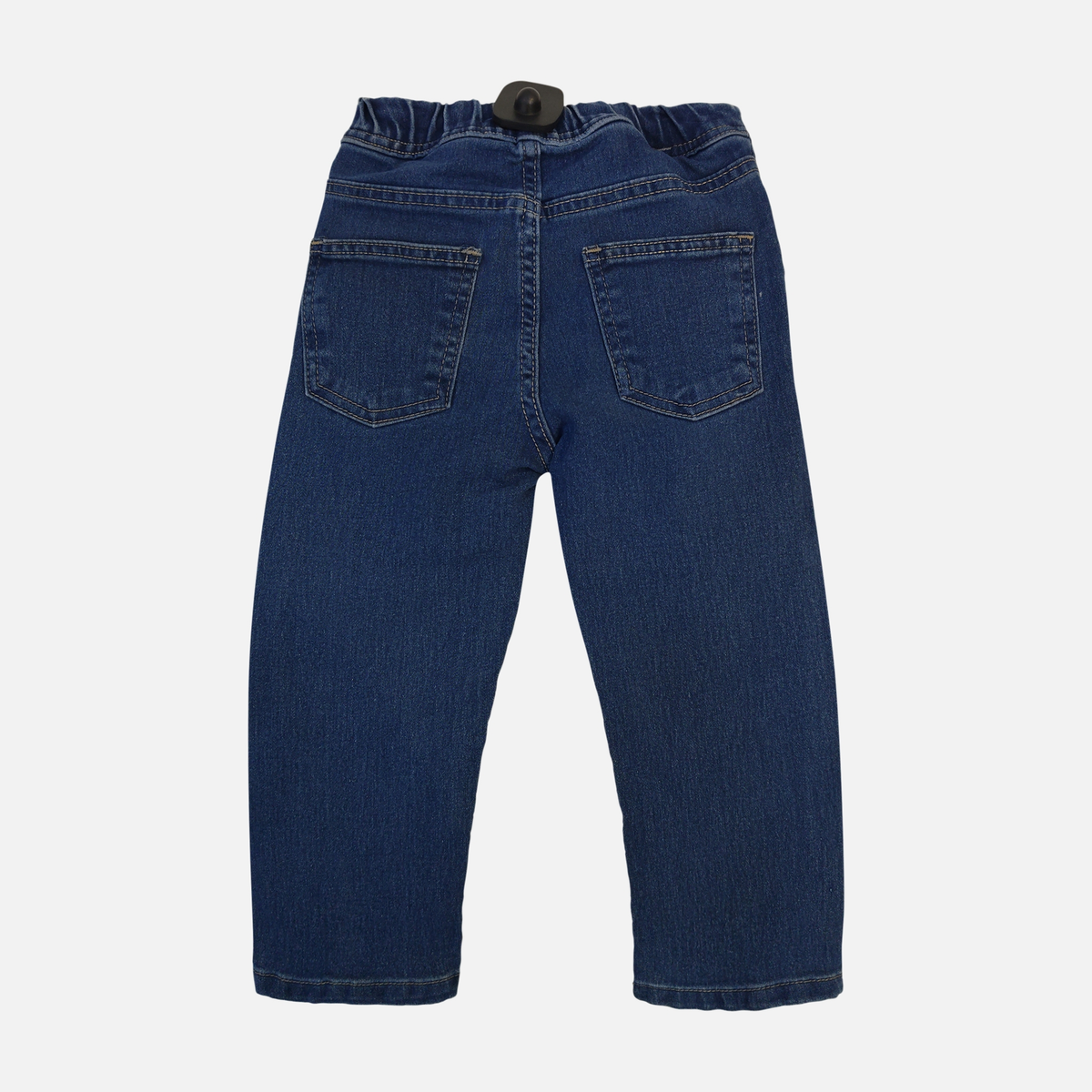 Kids Elastic Drawstring Waist Denim Jeans