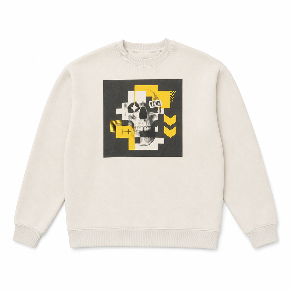 Men Graphic Print Round Neck Sweatshirt