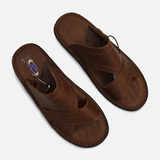 Men Cross Strap Slide Sandals